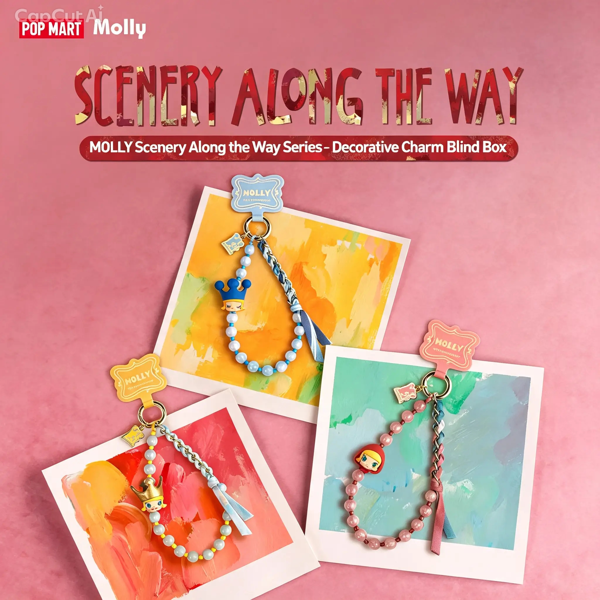 POP MART MOLLY Scenery Along the Way Series-Decorative Charm Blind Box