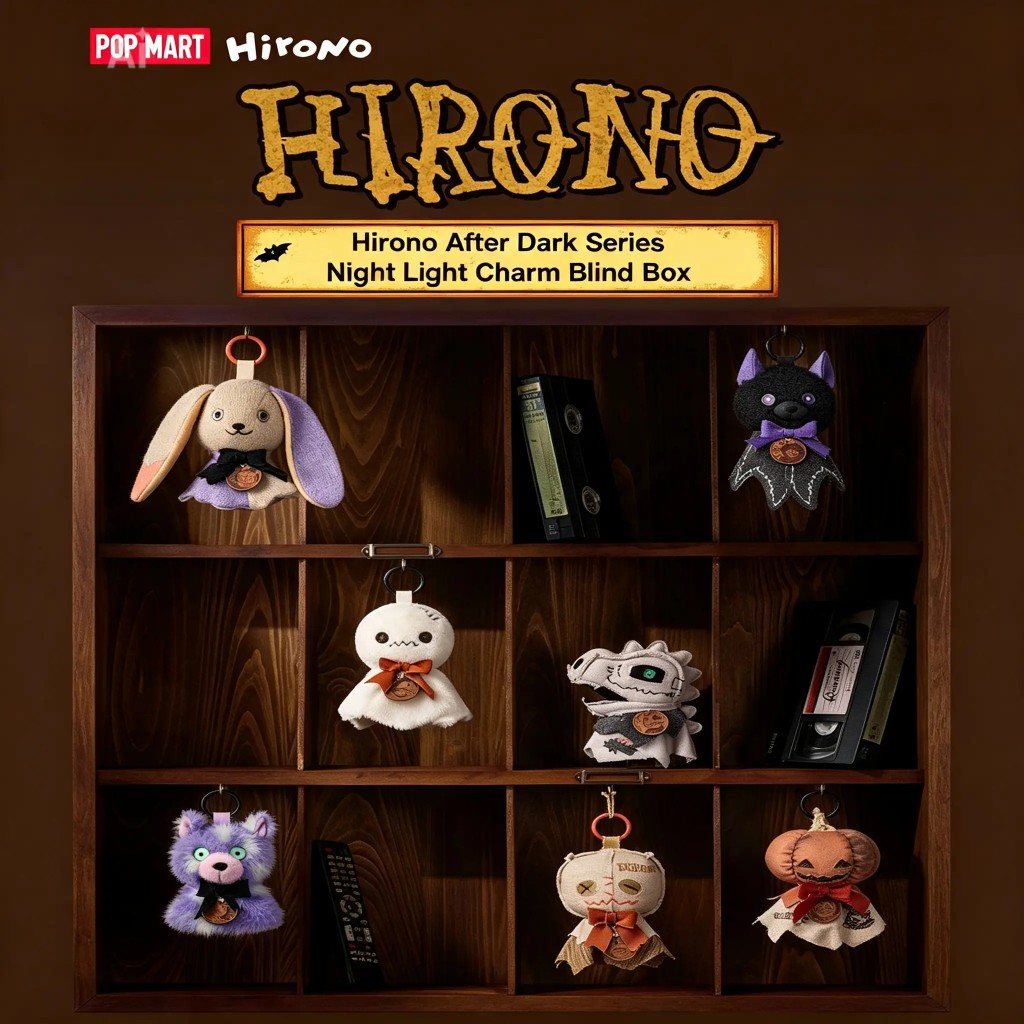 POP MART Hirono After Dark Series Night Light Charm Blind Box