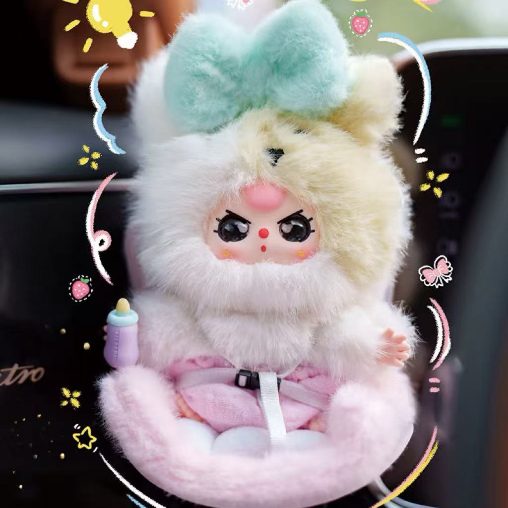 Baby Three Vehicle-mounted Baby Plush Blind Box