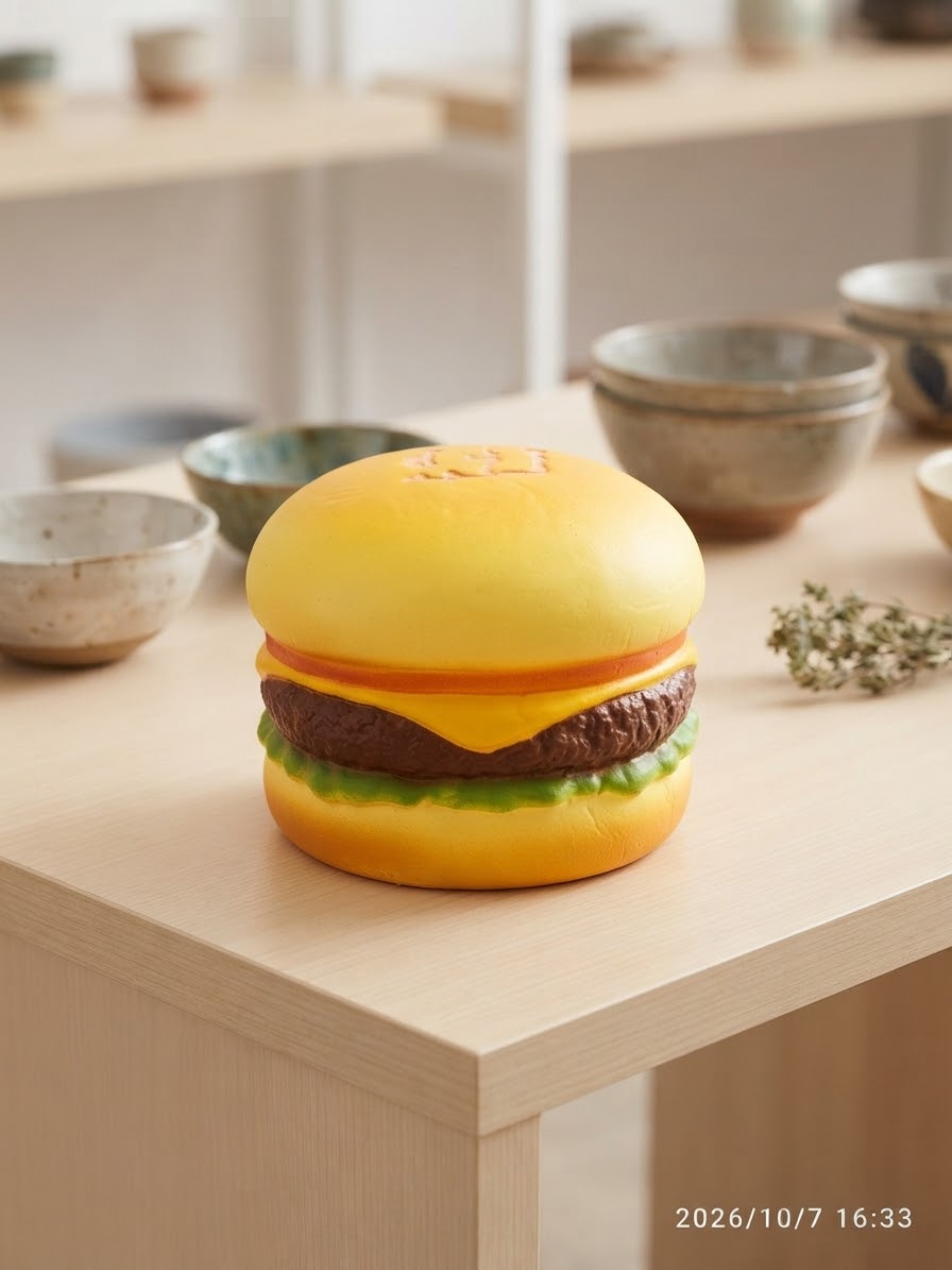 Capybara Burger Squishy