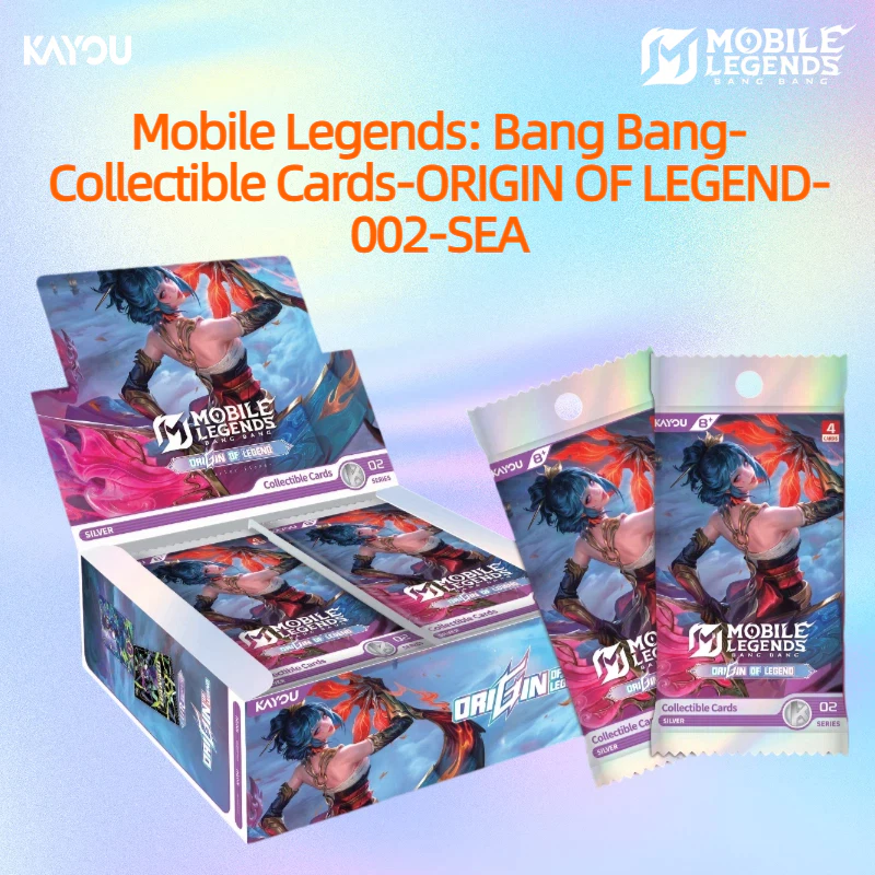 KAYOU Mobile Legends: Bang Bang Collectible Cards - Origin of Legend 002-SEA (Silver Edition) Booster packs