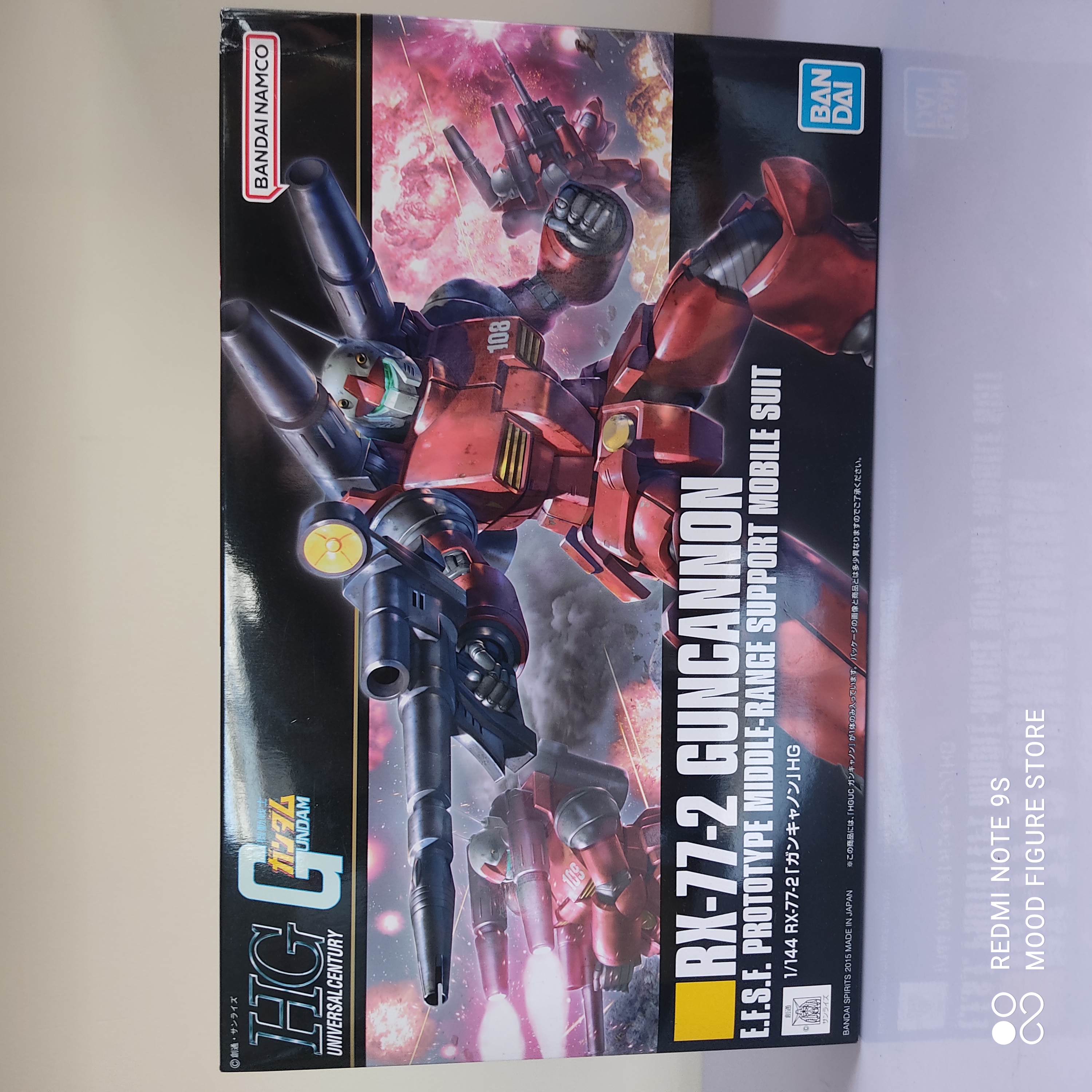 Mobile Suit Gundam HGUC RX-77-2 Guncannon 1/144 Scale Model Kit