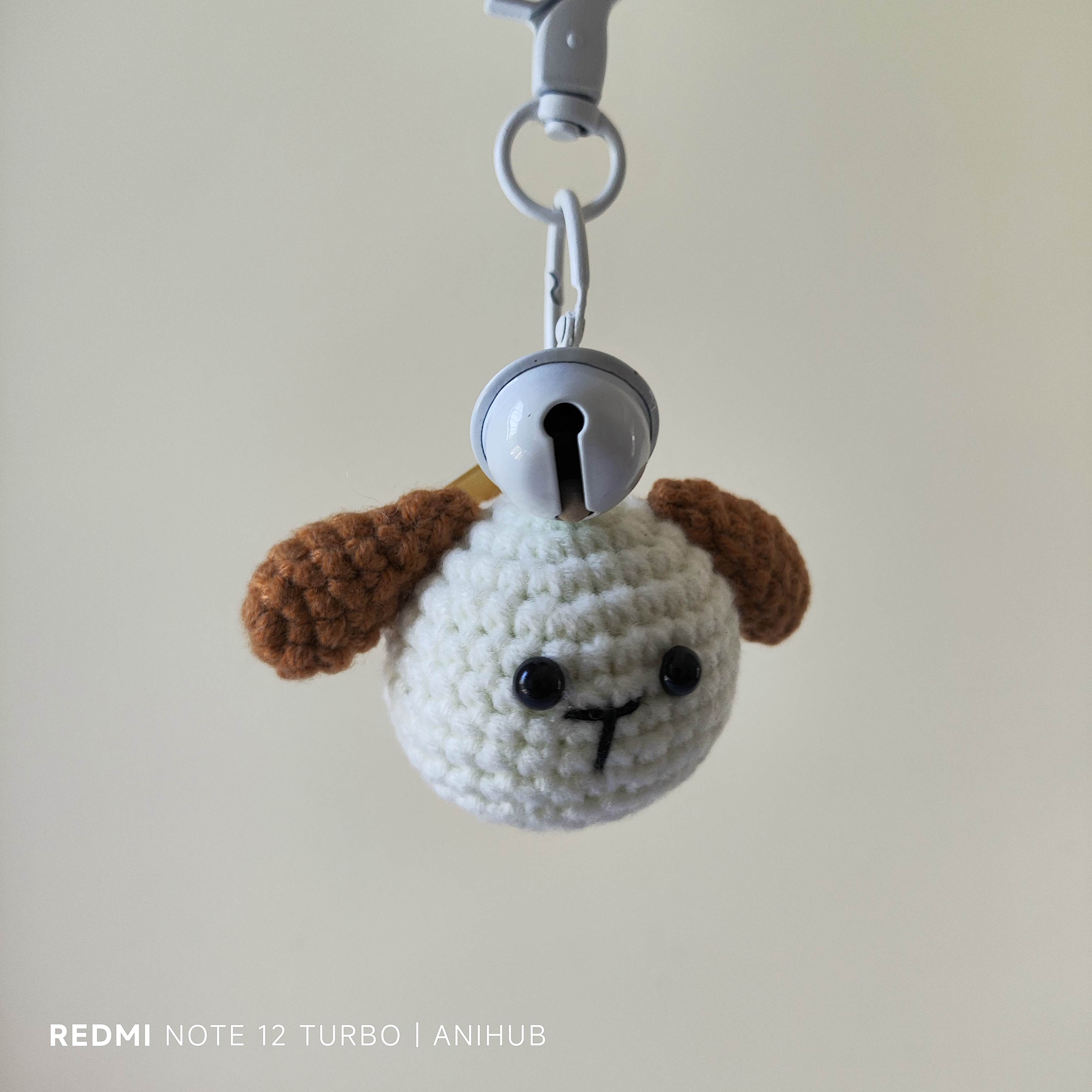 Snoopy Dog Head Handmade Keychain