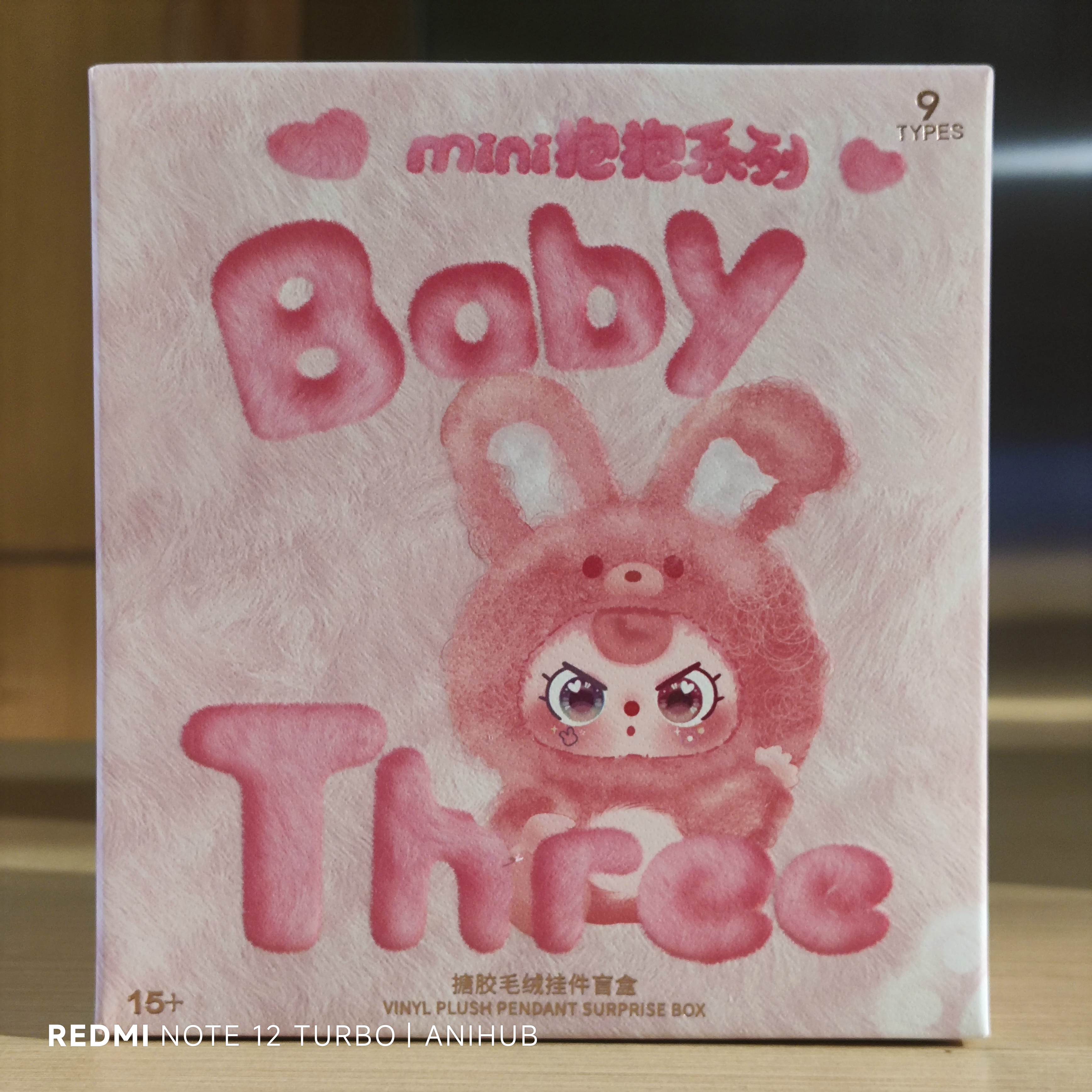 Baby Three Mini Hug Series-Vinyl Plush Pendant