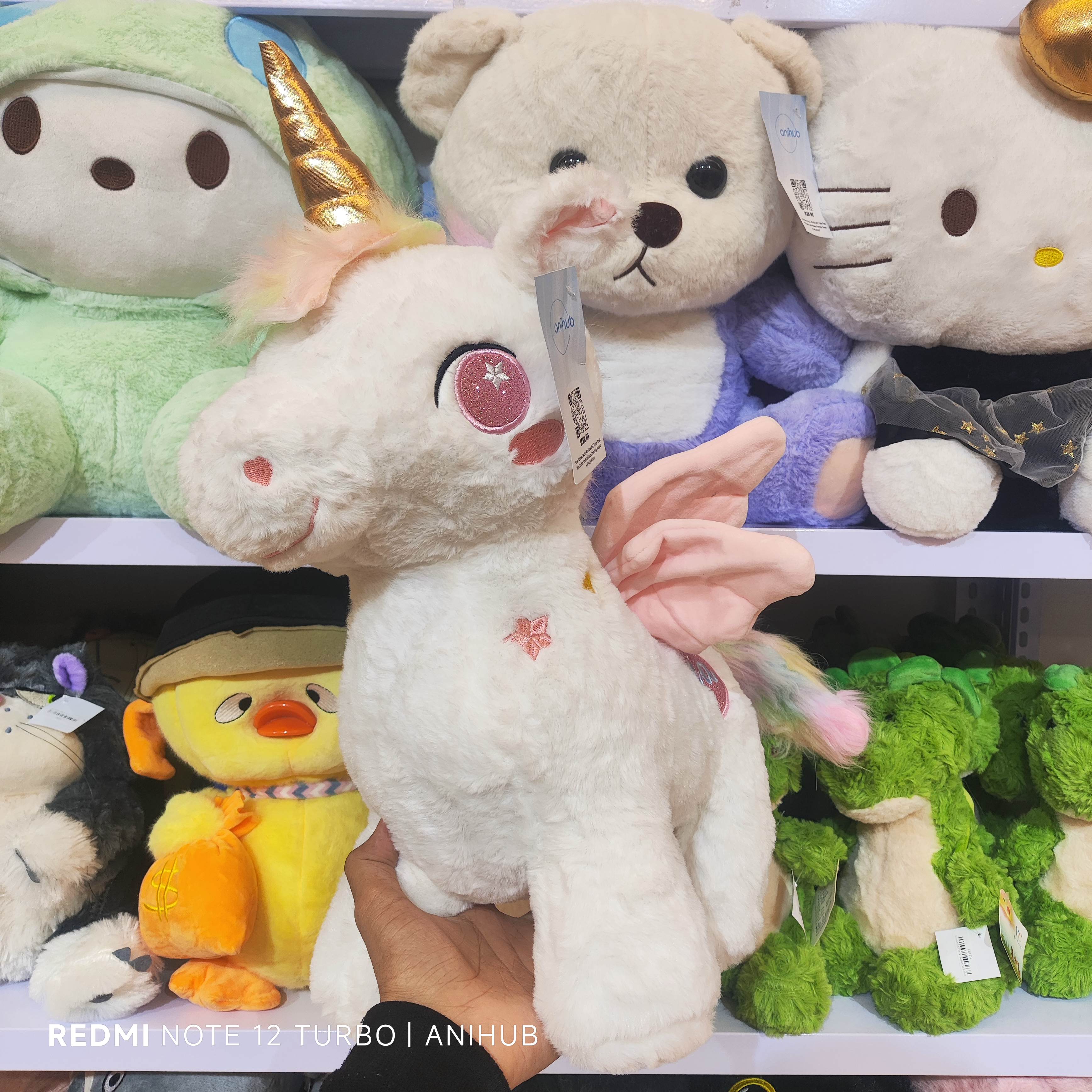 Unicon with star wing plush 45cm